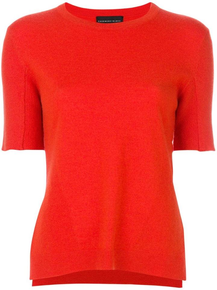 Cashmere In Love Sahar Knitted Top - Yellow