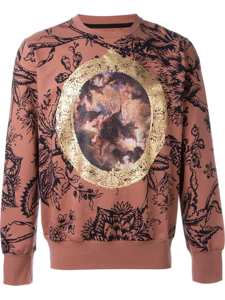Vivienne Westwood Man Victorian Print Sweatshirt
