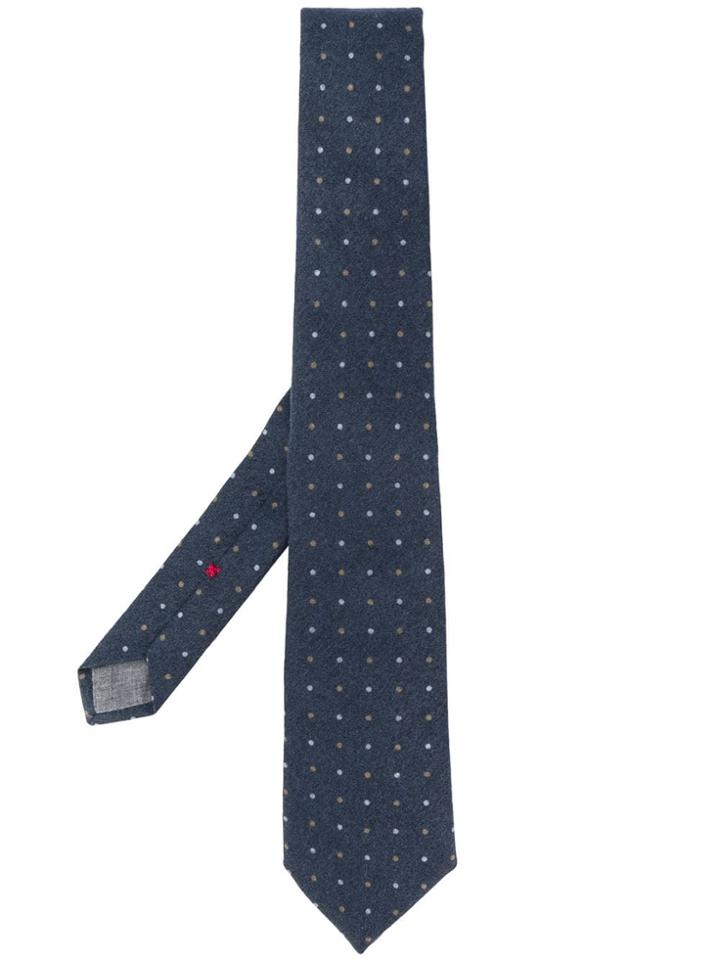 Brunello Cucinelli Dotted Tie - Blue