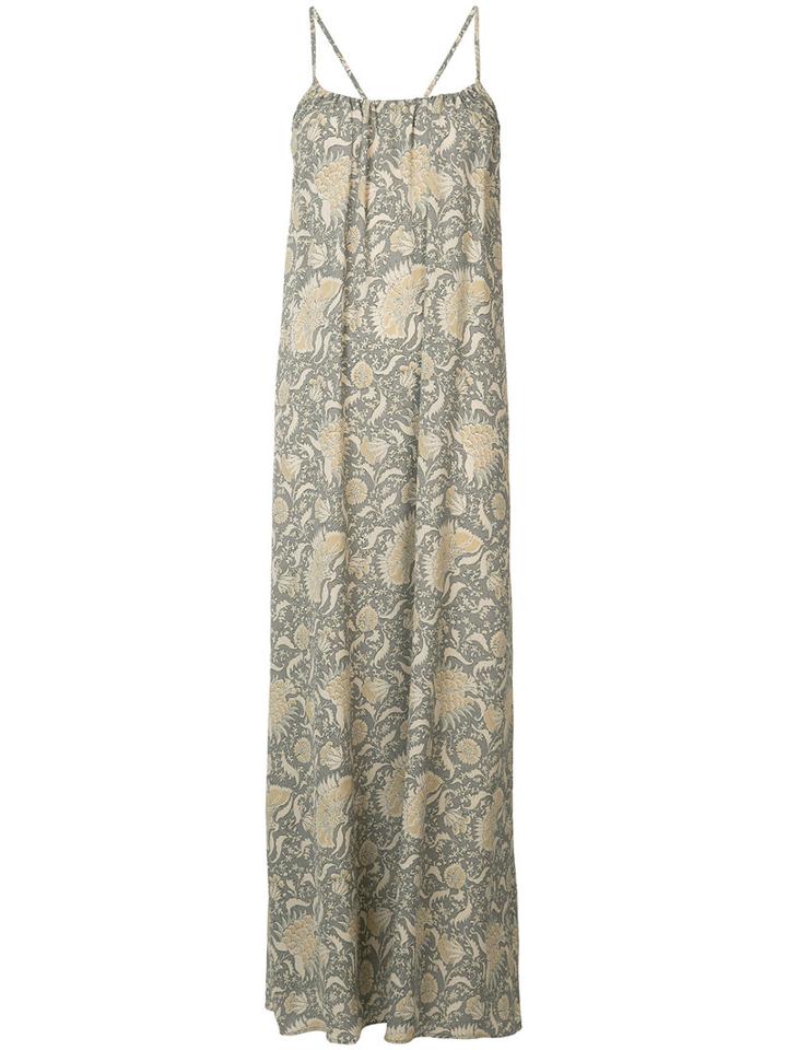 Vince - Printed Maxi Dress - Women - Silk - Xs, Nude/neutrals, Silk