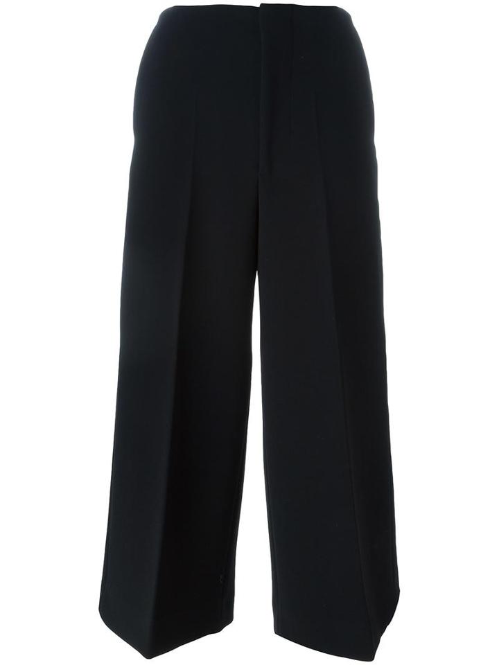 Marni Pleat Front Culottes, Women's, Size: 40, Black, Triacetate/polyester