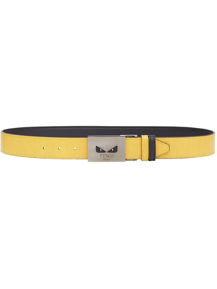 Fendi Bag Bugs Belt - Yellow & Orange