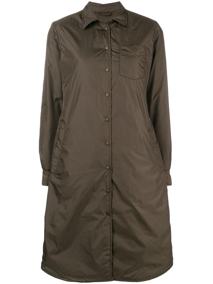 Aspesi Button Up Coat - Green