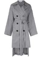 Enföld Belted Double-breasted Coat - Black