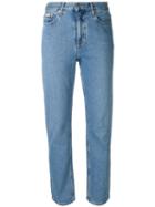 Calvin Klein Jeans - Fitted Straight Leg Jeans - Women - Cotton - 29, Blue, Cotton