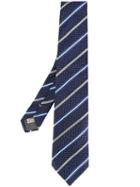 Canali Striped Jacquard Tie