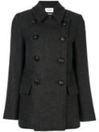 Isabel Marant Étoile - Double-breasted Coat - Women - Polyester/viscose/wool - 38, Grey, Polyester/viscose/wool