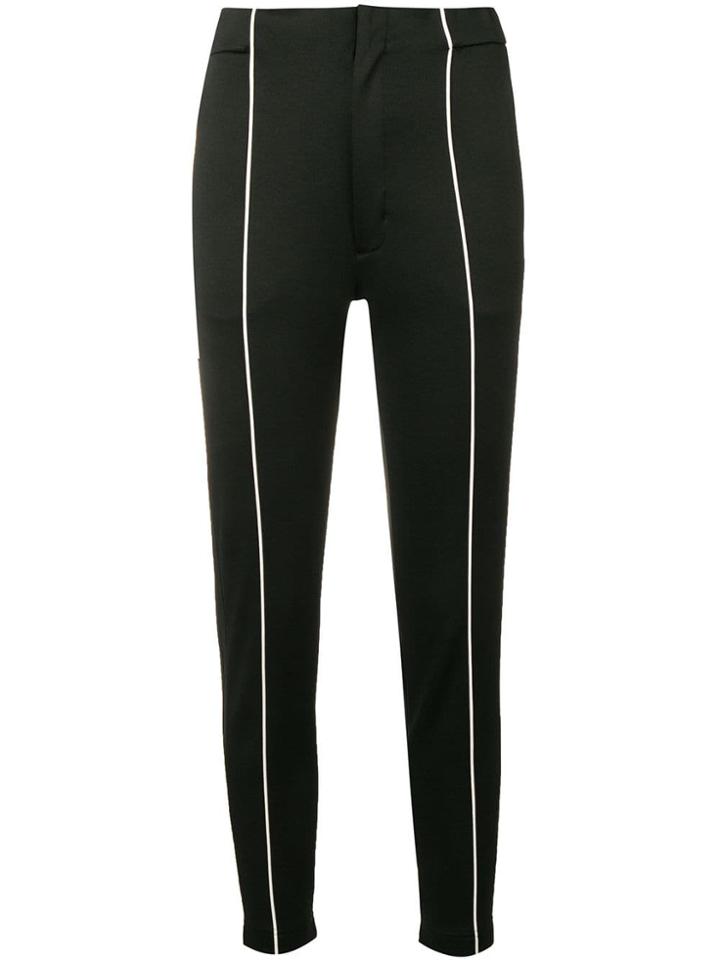 Y-3 Contrast Pipe Trousers - Black