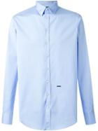 Dsquared2 Classic Shirt, Men's, Size: 52, Blue, Cotton/spandex/elastane