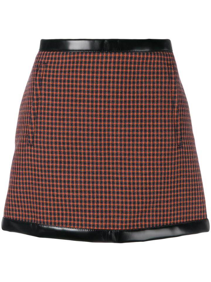 Philosophy Di Lorenzo Serafini Contrast Trim Mini Skirt - Yellow &