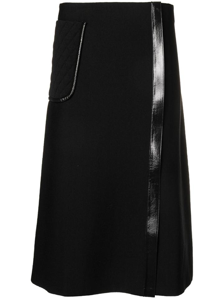 Salvatore Ferragamo Mid-length A-line Skirt - Black