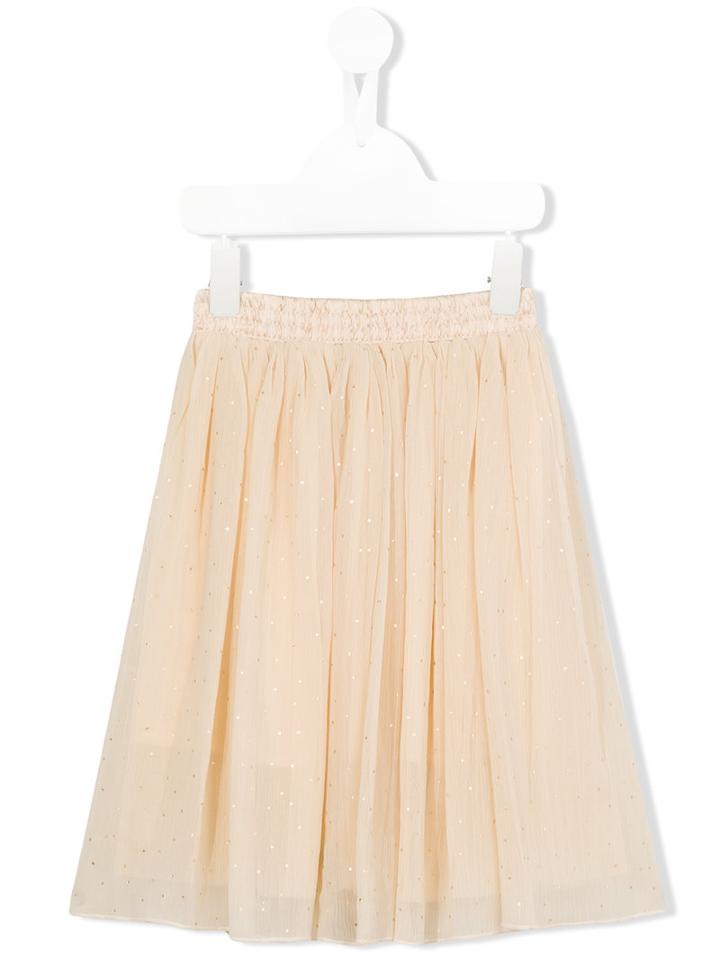 Stella Mccartney Kids - Amalie Skirt - Kids - Cotton/polyester - 2 Yrs, Nude/neutrals