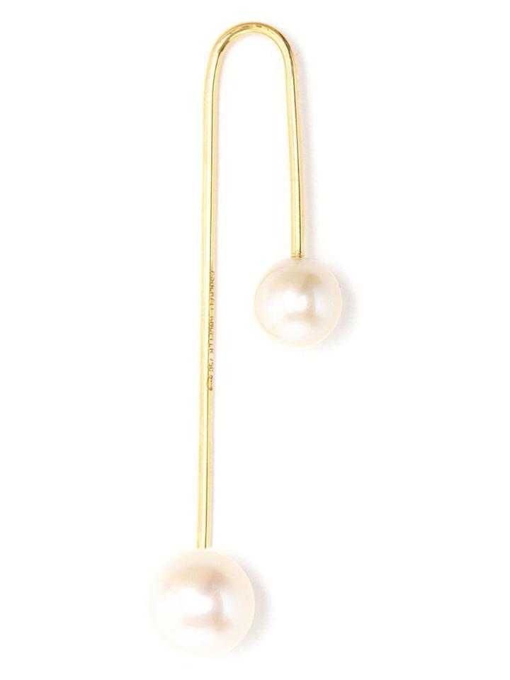 Asherali Knopfer Pearl Bar Earring