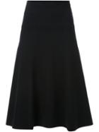 Bassike Panelled Tubular Skirt, Women's, Size: 8, Black, Elastodiene/nylon/viscose