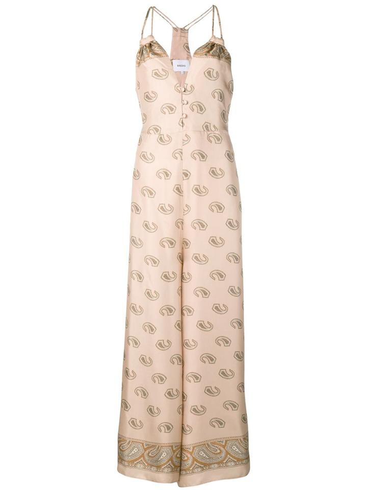 Nanushka Paisley Print Maxi Dress - Neutrals