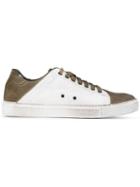 Grey Daniele Alessandrini Contrast Panel Sneakers