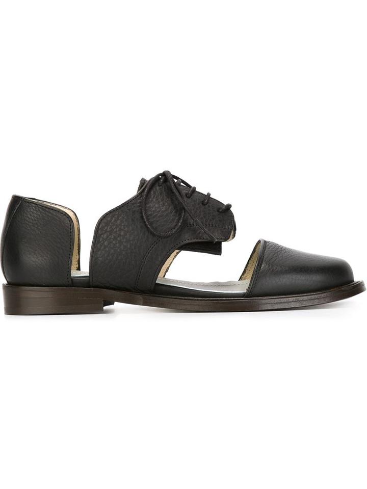 Minimarket Cut-out Lace-up Shoes