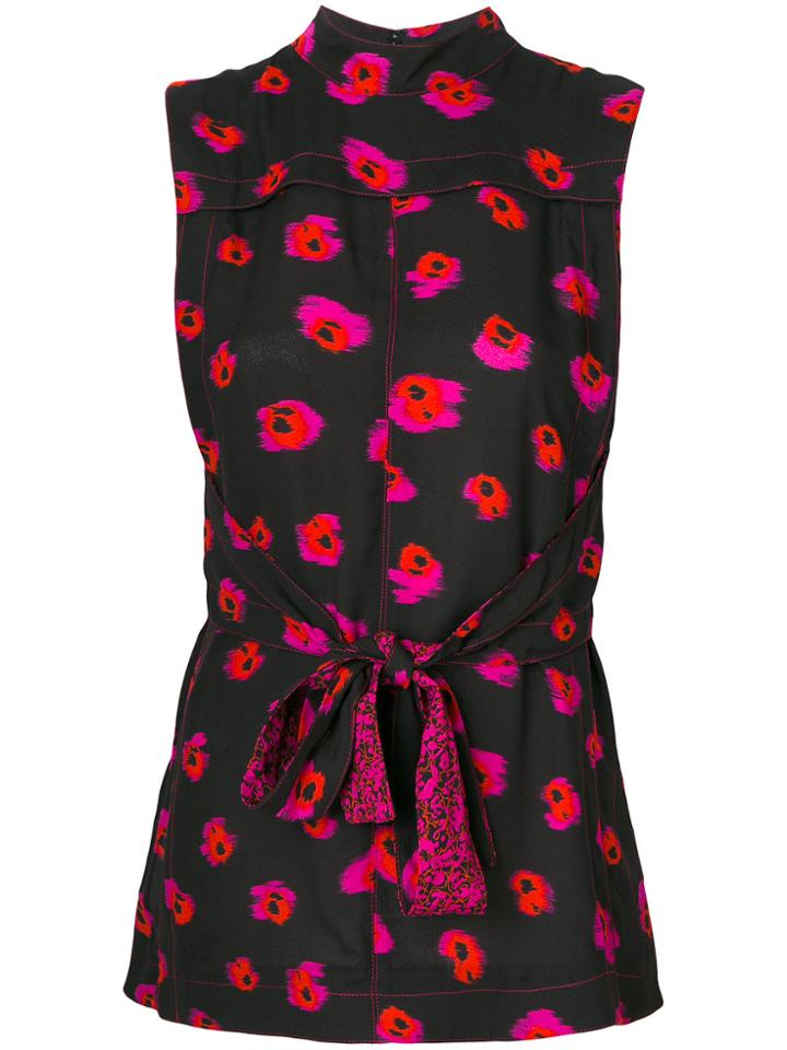 Proenza Schouler Tie Detail Top - Multicolour