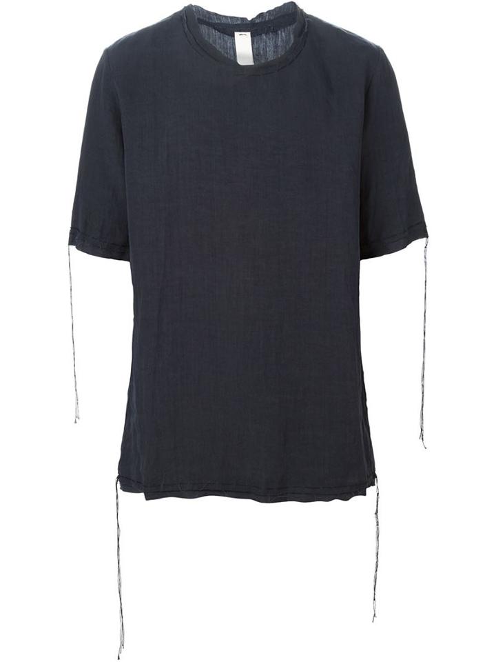 Damir Doma Tireo T-shirt, Men's, Size: Xl, Blue, Linen/flax