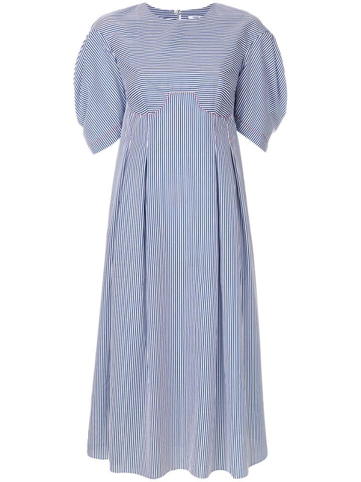 Parlor Flared Design Dress - Blue