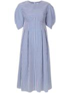 Parlor Flared Design Dress - Blue