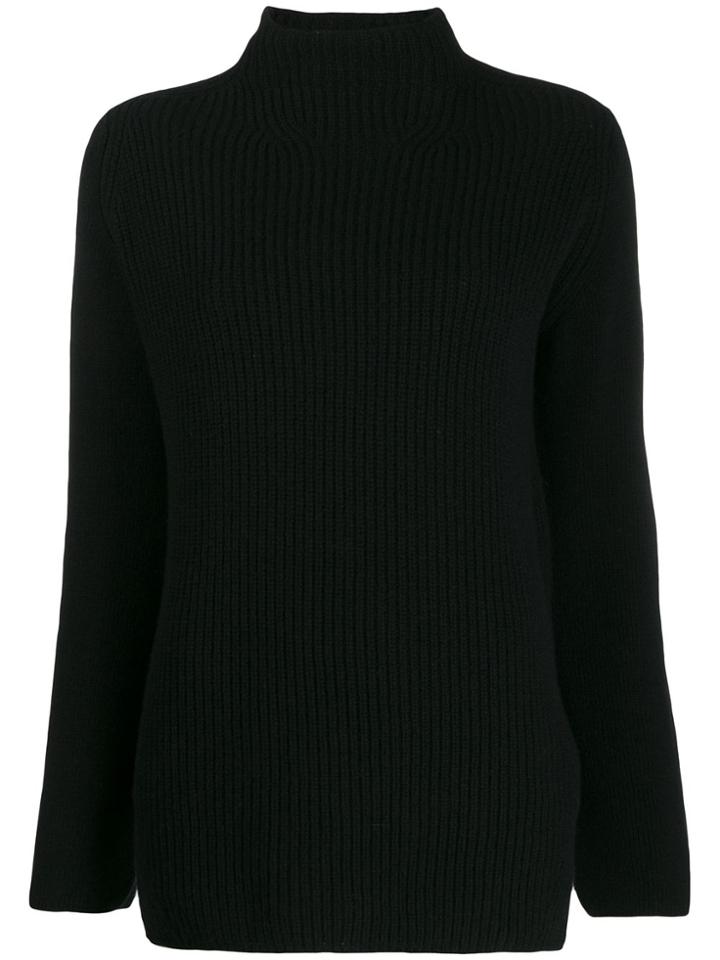 Forte Forte Ribbed Knit Jumper - Black