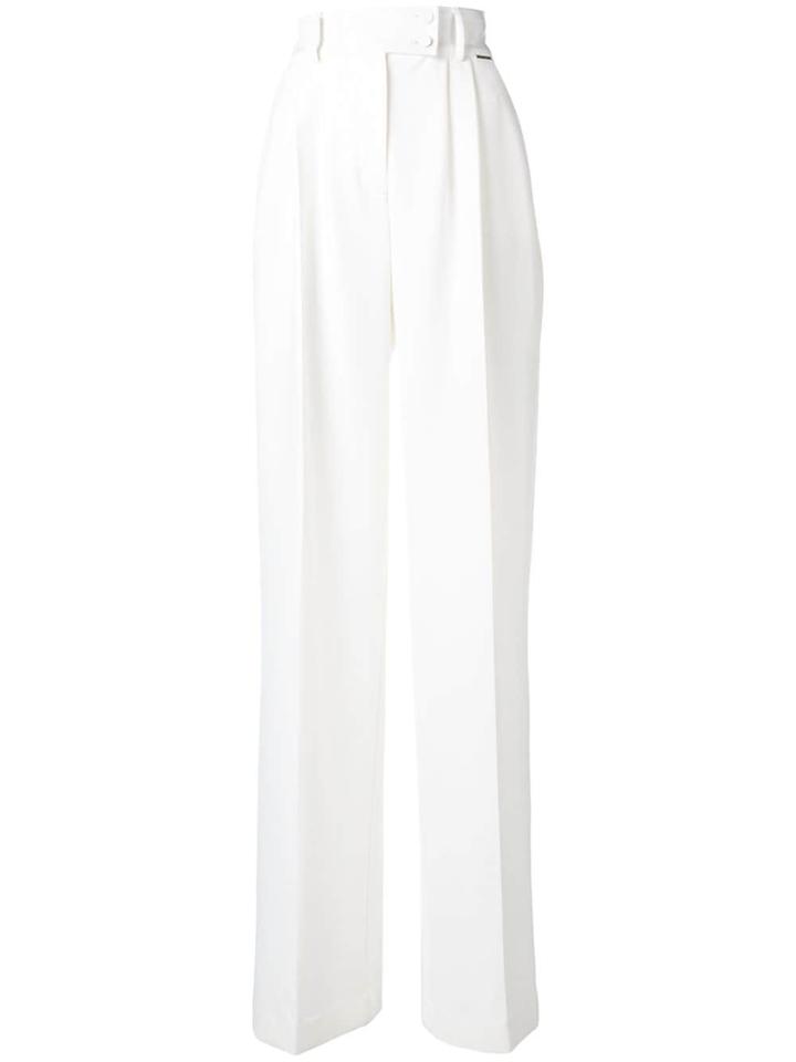 Styland Classic High-waisted Trousers - White