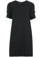 Olympiah Buckled Short Dress - Black