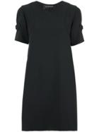 Olympiah Buckled Short Dress - Black