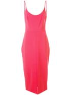 Christian Siriano Fitted Midi Dress - Pink