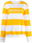 Calvin Klein Jeans Est. 1978 Stripe-print Logo Sweatshirt - White