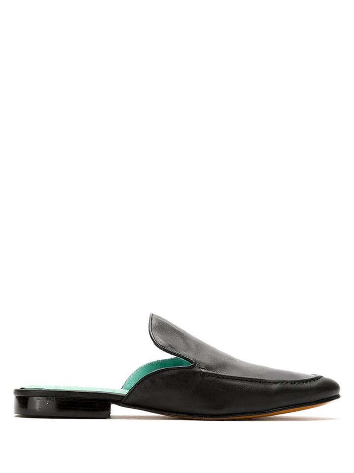Blue Bird Shoes Slip On Mestiço Couro - Preto