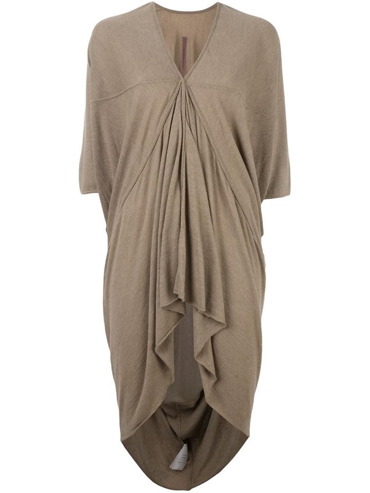 Rick Owens Lilies 'eska' Tunic, Women's, Size: 42, Nude/neutrals, Polyamide/viscose/angora/wool