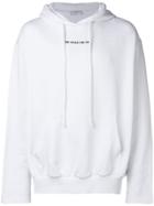 Ih Nom Uh Nit Rear Print Hoodie - White