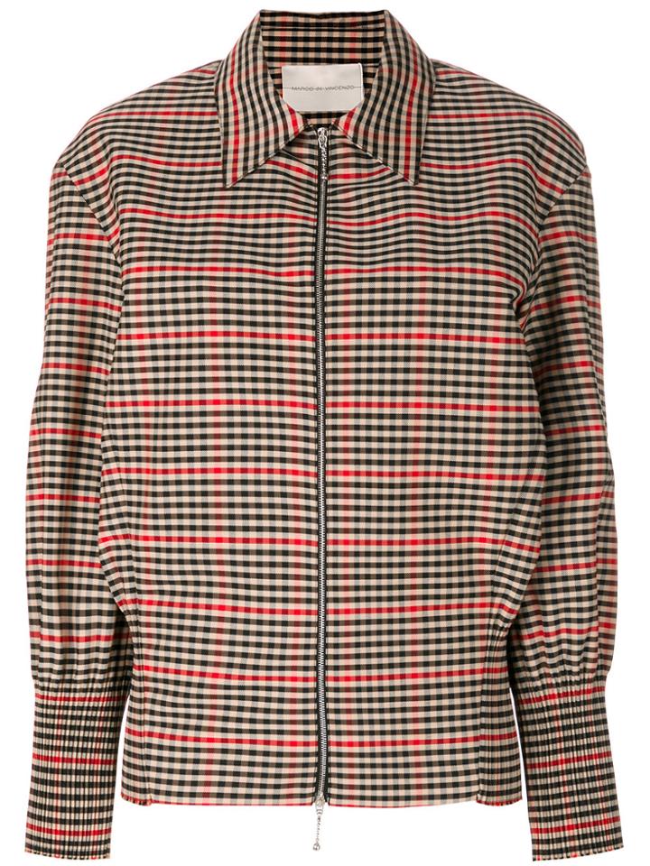 Marco De Vincenzo Gingham Jacket - Multicolour
