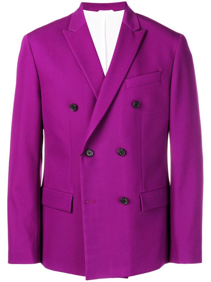 Calvin Klein Double-breasted Blazer - Purple