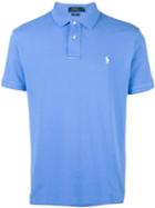 Polo Ralph Lauren Logo Embroidered Polo Shirt, Size: Medium, Blue, Cotton