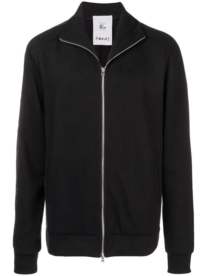 Lost & Found Ria Dunn High Neck Zipped Sweatshirt - Black