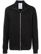 Lost & Found Ria Dunn High Neck Zipped Sweatshirt - Black