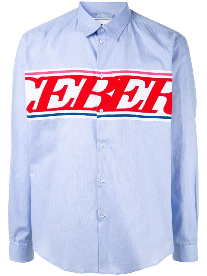 Iceberg Long Sleeve Shirt - Blue