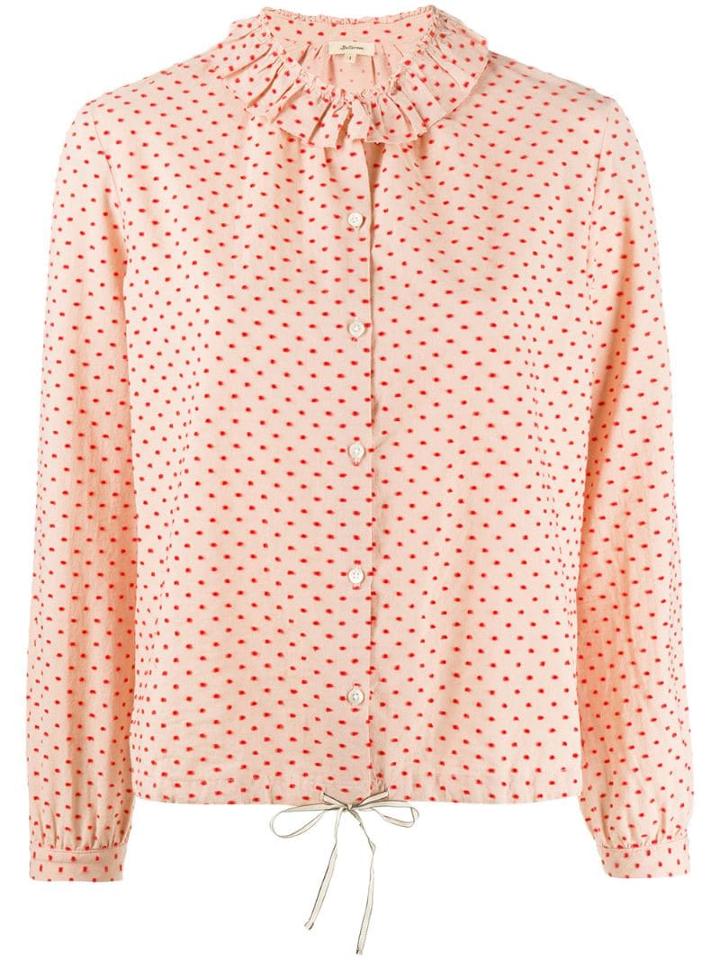 Bellerose Ruffled Dotted Shirt - Pink