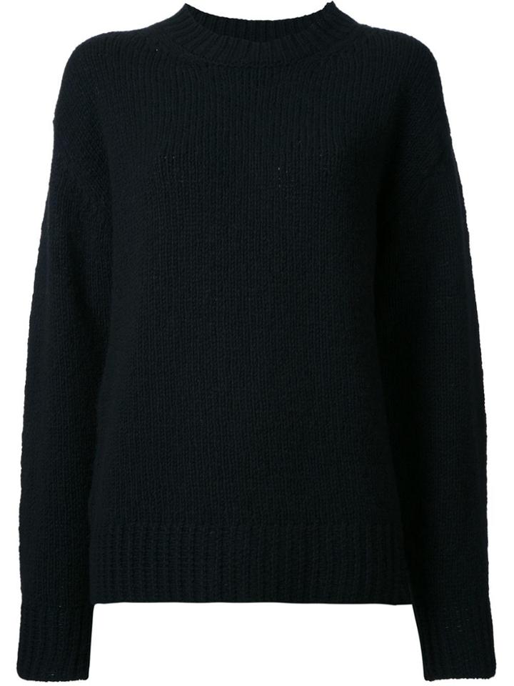 Marc Jacobs Mock Neck Knitted Jumper - Black