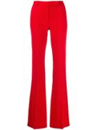 Alexander Mcqueen Flared Pleated Trousers