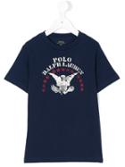 Ralph Lauren Kids - Logo Print T-shirt - Kids - Cotton - 7 Yrs, Blue
