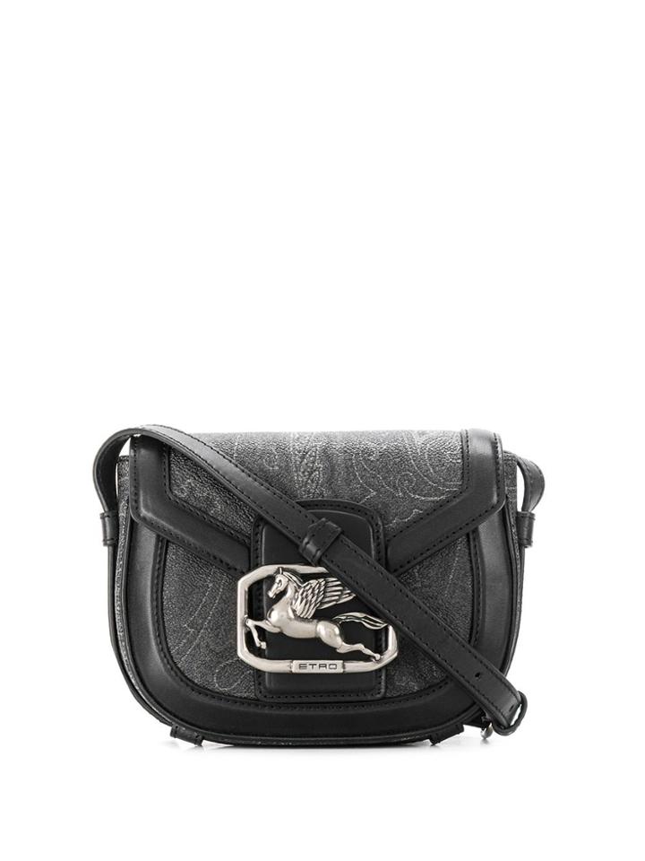 Etro Pegaso Cross-body Bag - Black