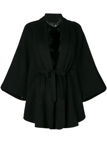 Cara Mila Savannah Fur Cape - Black