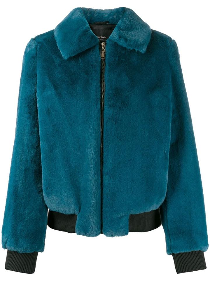 Twin-set Zip Front Jacket - Blue