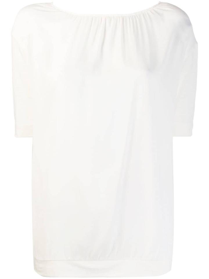 Fabiana Filippi Boat Neck Top - White