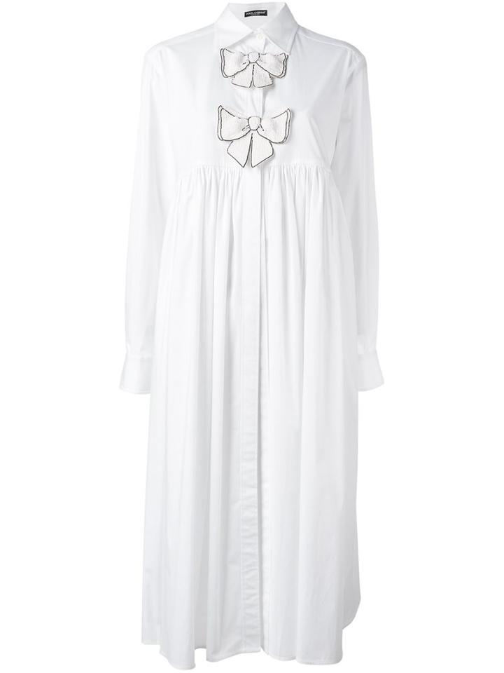 Dolce & Gabbana Bow Shirt Dress
