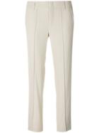 Vince Tailored Cropped Trousers - Nude & Neutrals